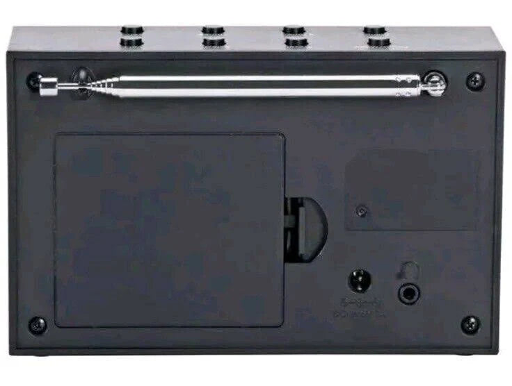 Bush BD-1709 Portable DAB FM Radio LCD Display Black