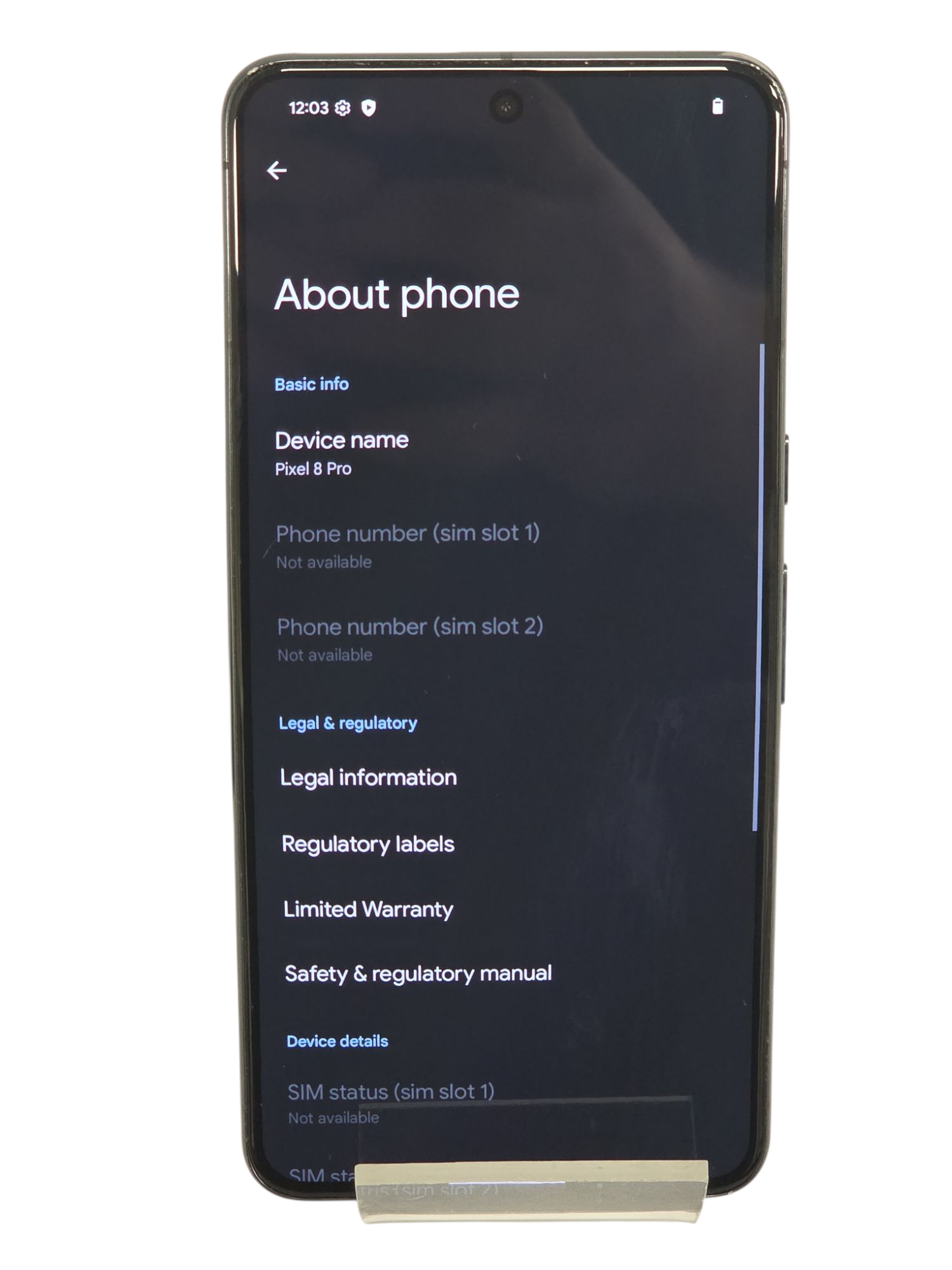 Google Pixel 8 Pro - 128GB - Obsidian