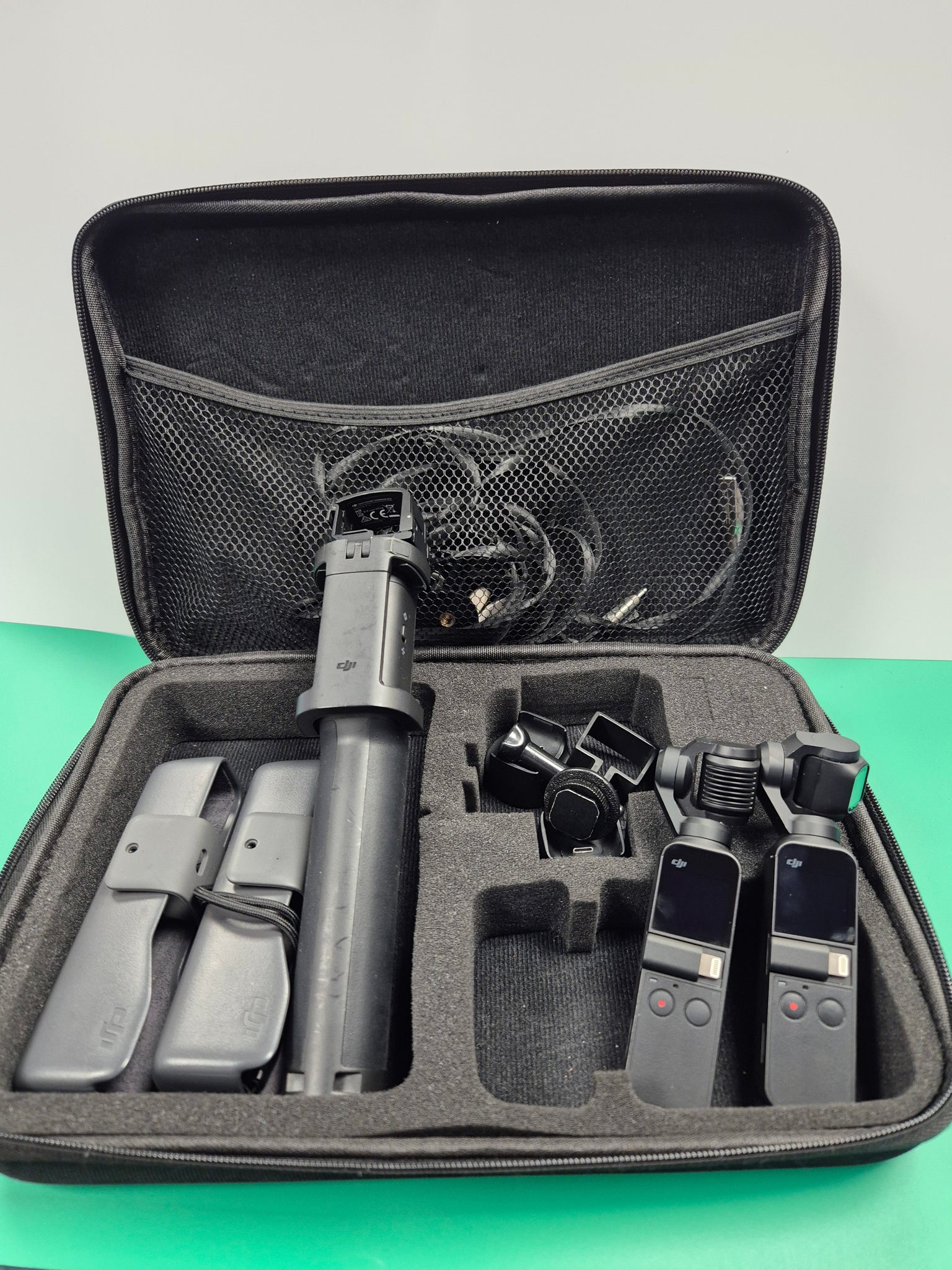 DJI Osmo Ot110 set of 2 cameras and gimble with carry case and accessories