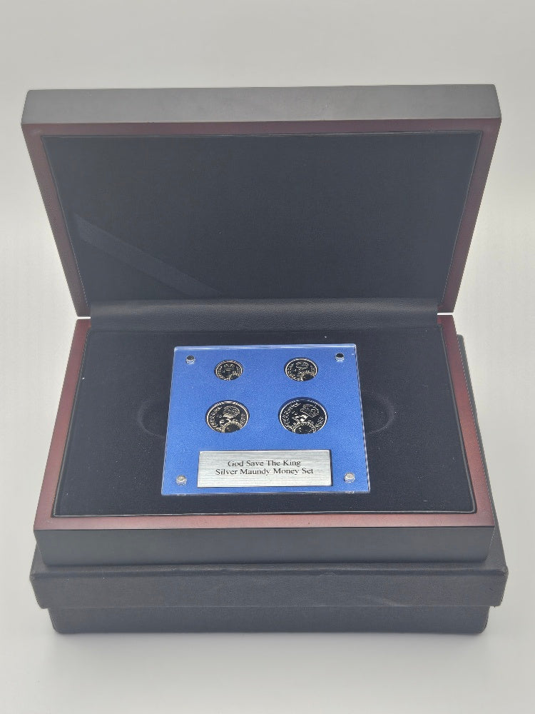 God Save The King - Silver Maundy Money Set