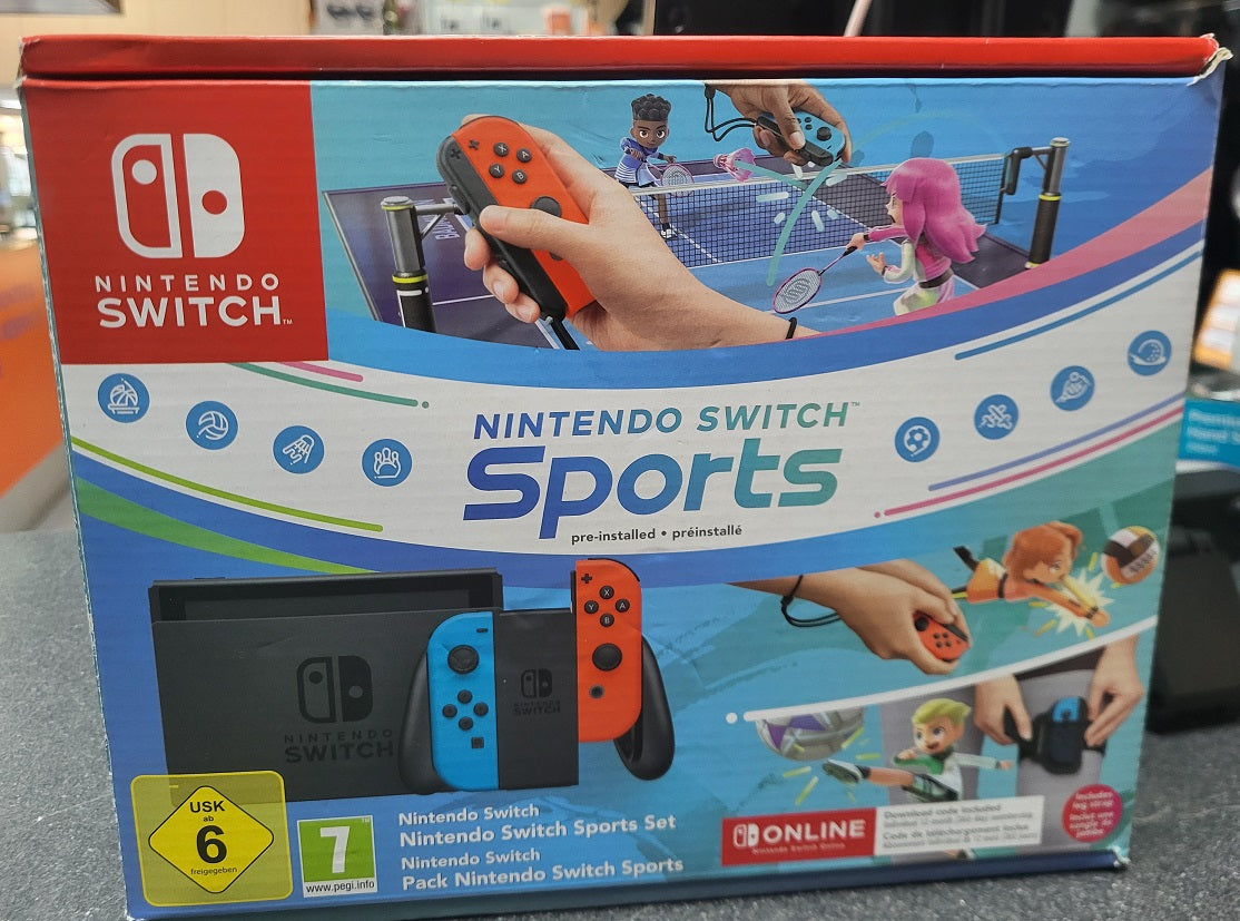 Nintendo Switch Console, 32GB + Neon Red/Blue Joy-Con - Boxed (No Game/DLC included)