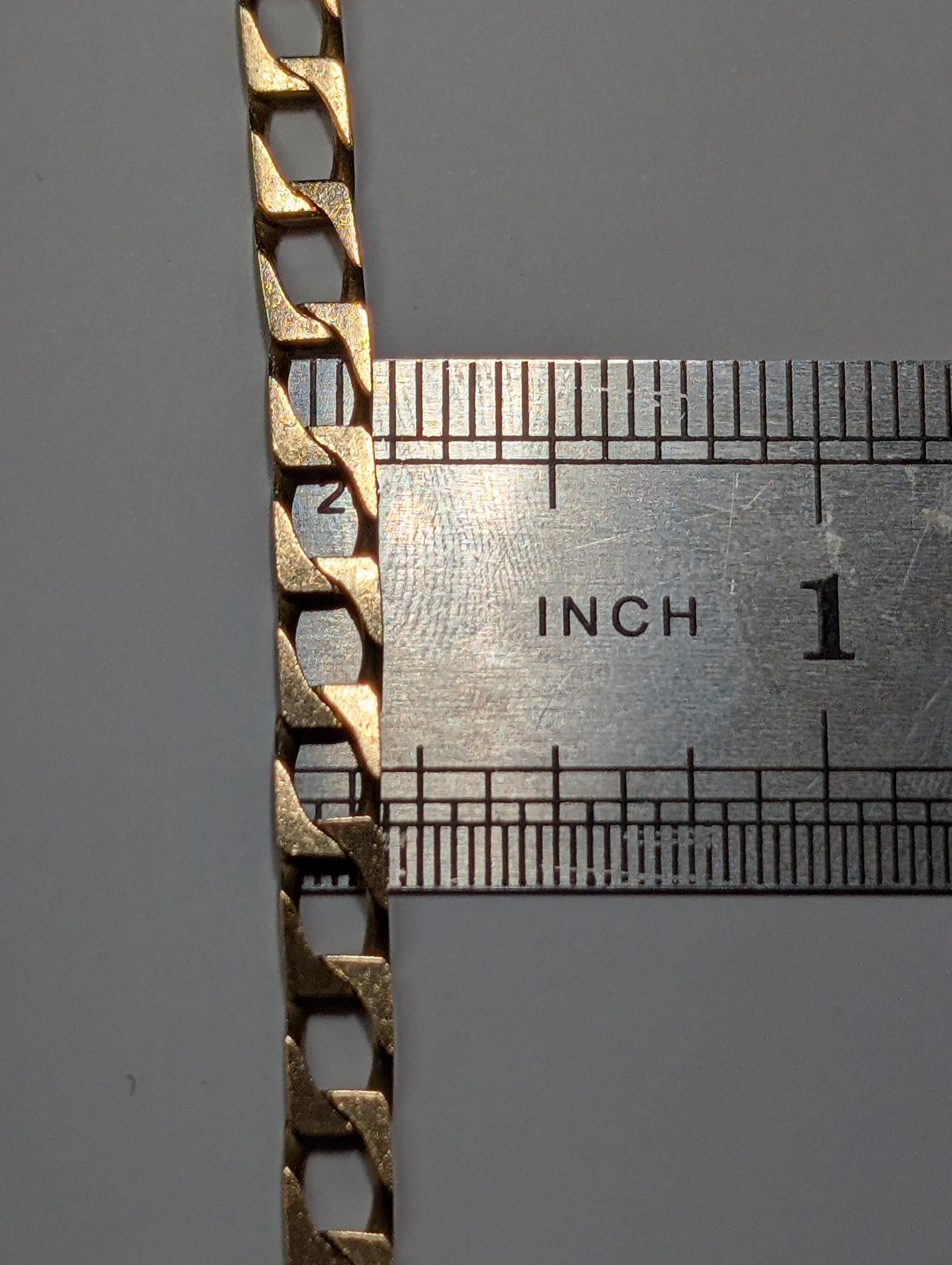 9CT Gold Square Link Chain