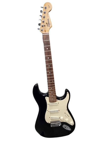 Fender Squire Stratocaster 6 Stringed Electric Guitar - Black & White - Unboxed