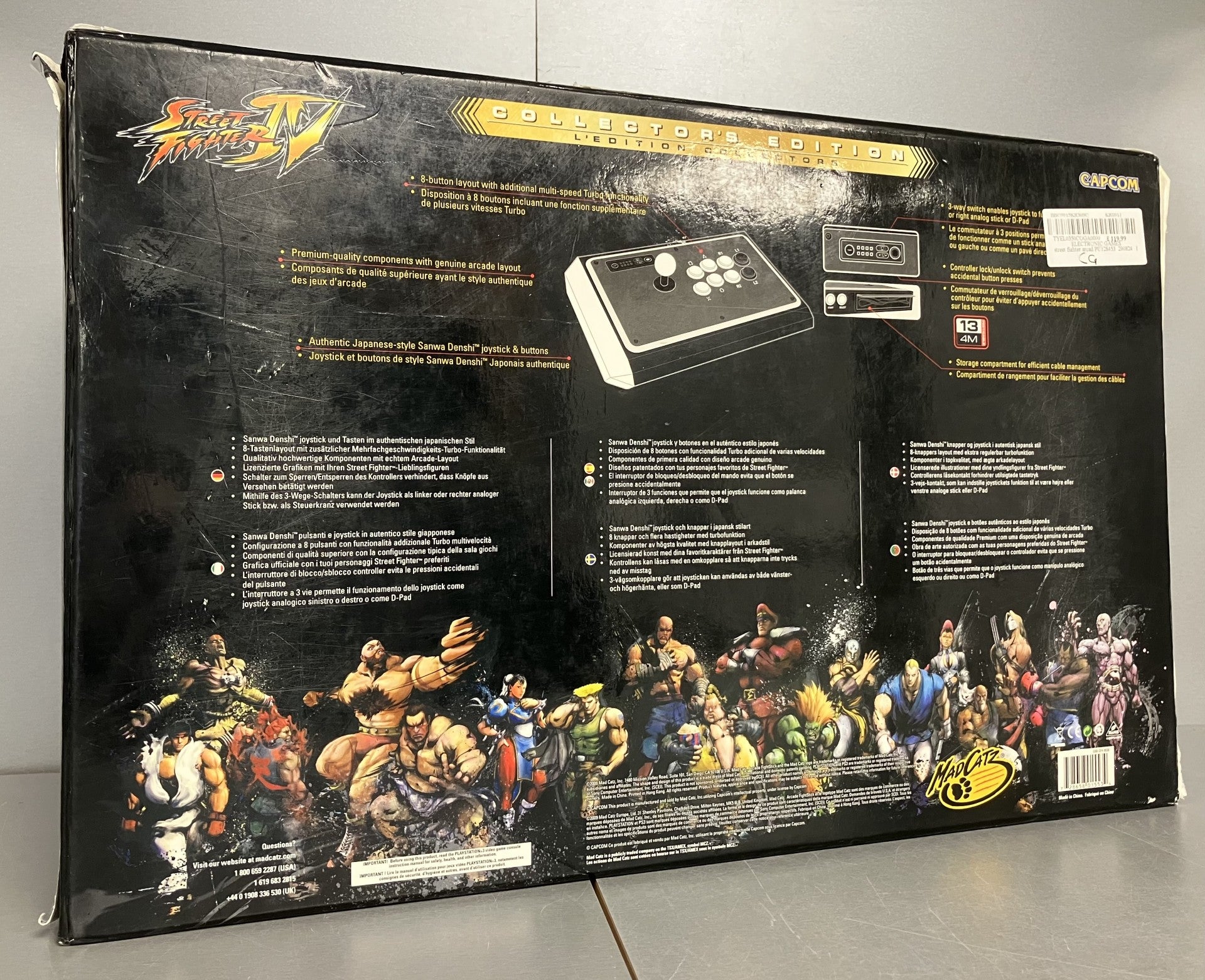 **Sale** Mad Catz Street Fighter IV Fightstick Tournament Edition For PS3