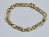14ct Gold Diamond Bracelet 7.5"