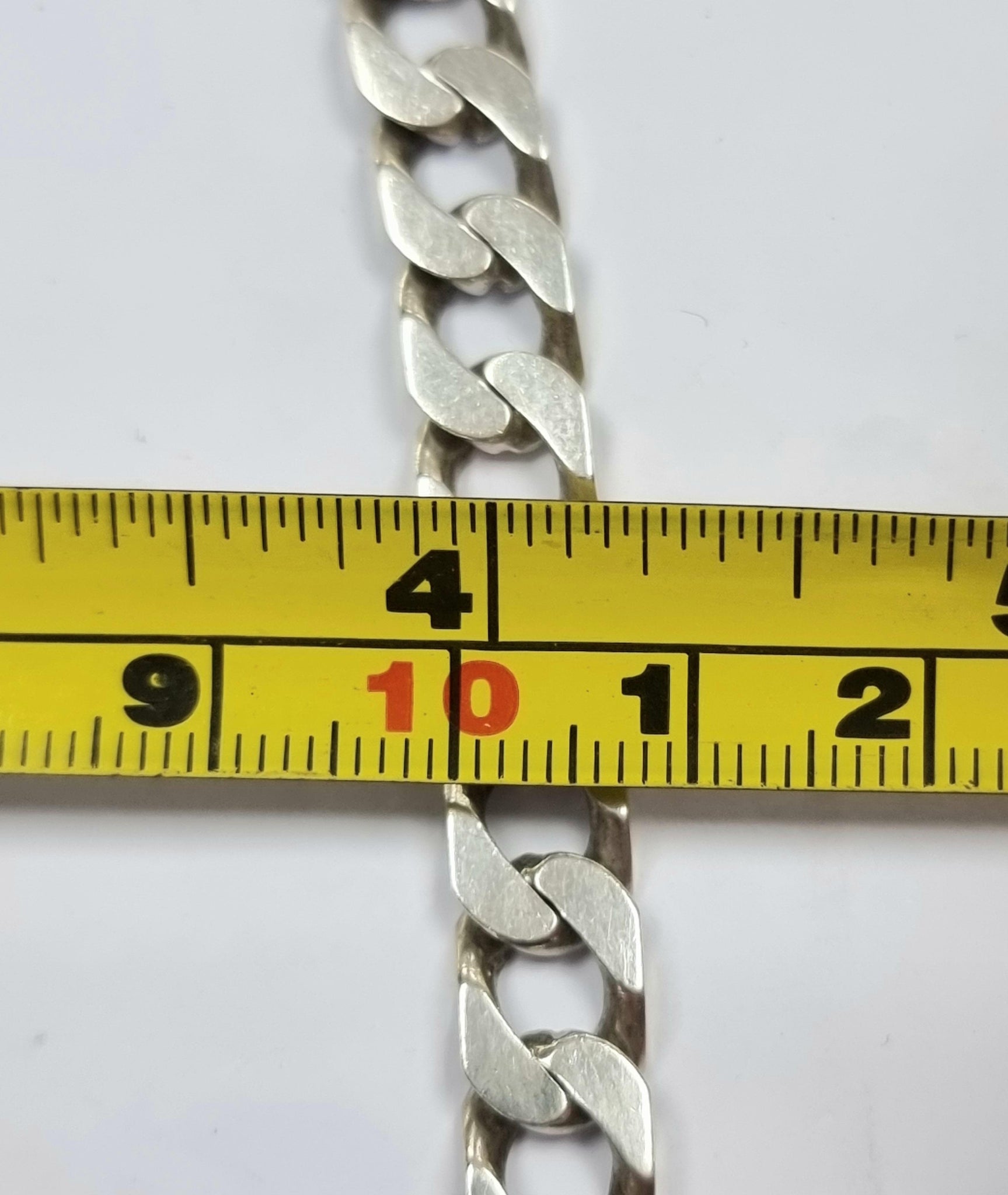 Silver Curb Chain 21.5 "