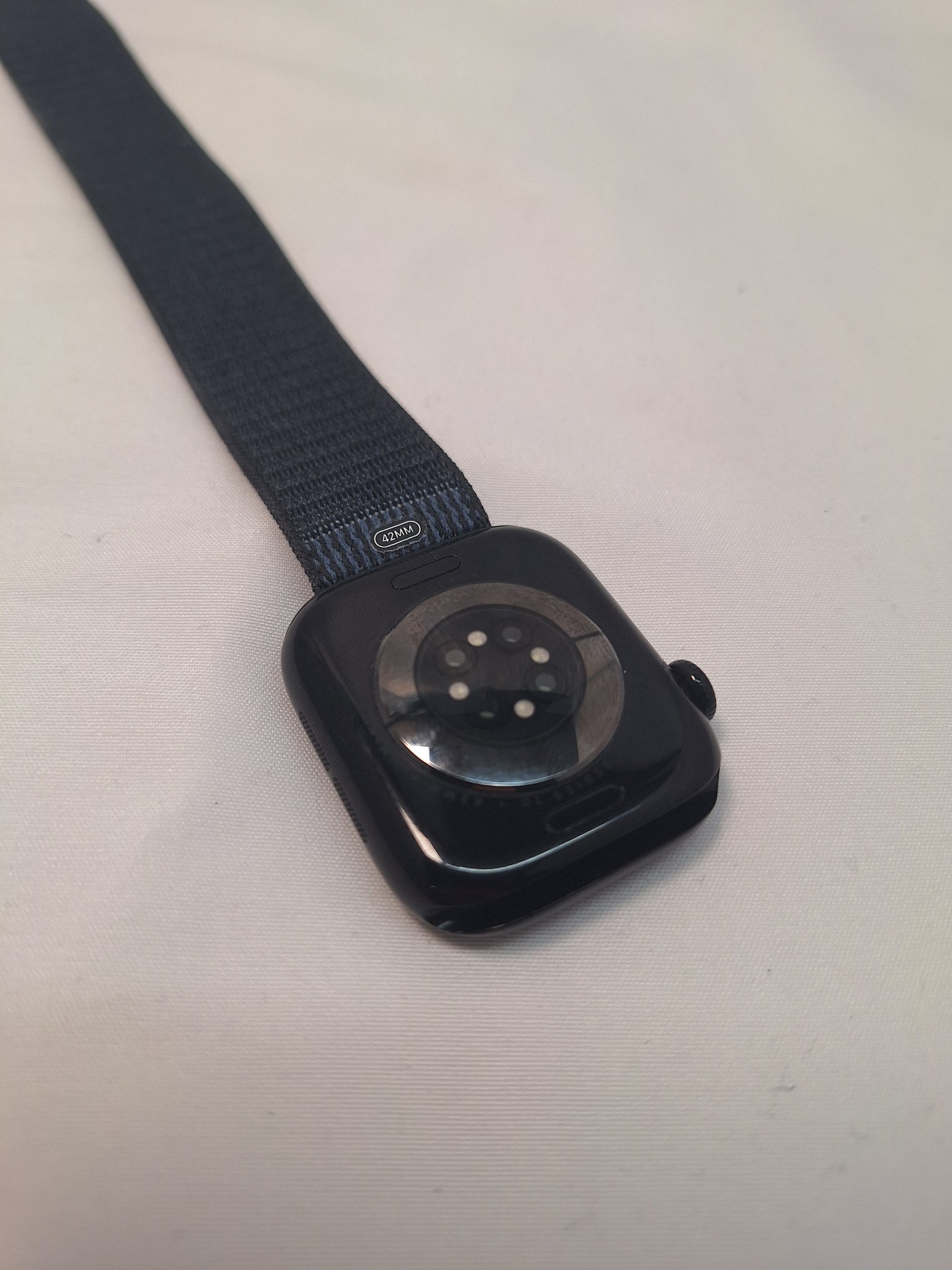 Apple Watch Series 10 42mm GPS solid black aluminium Case with official apple strap (boxed) screen slightly scratched