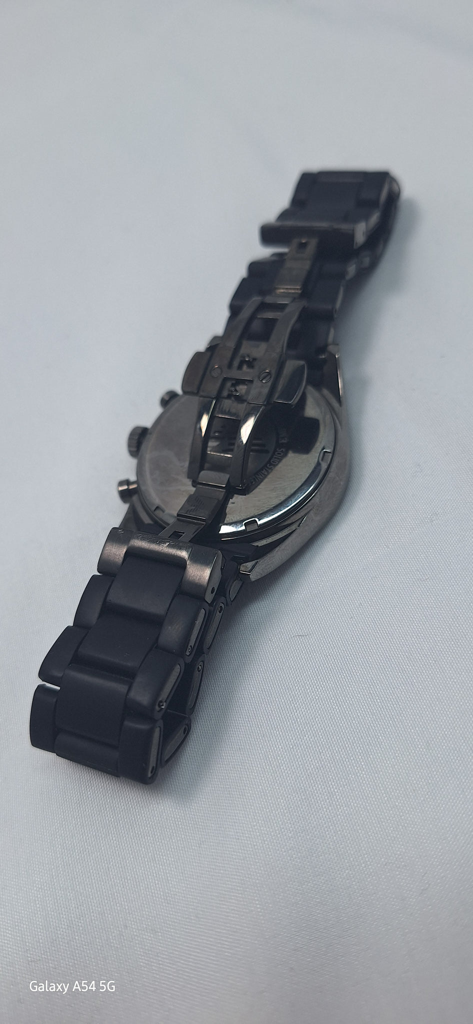 Emporio Armani Chronograph men's wrist watch black boxed