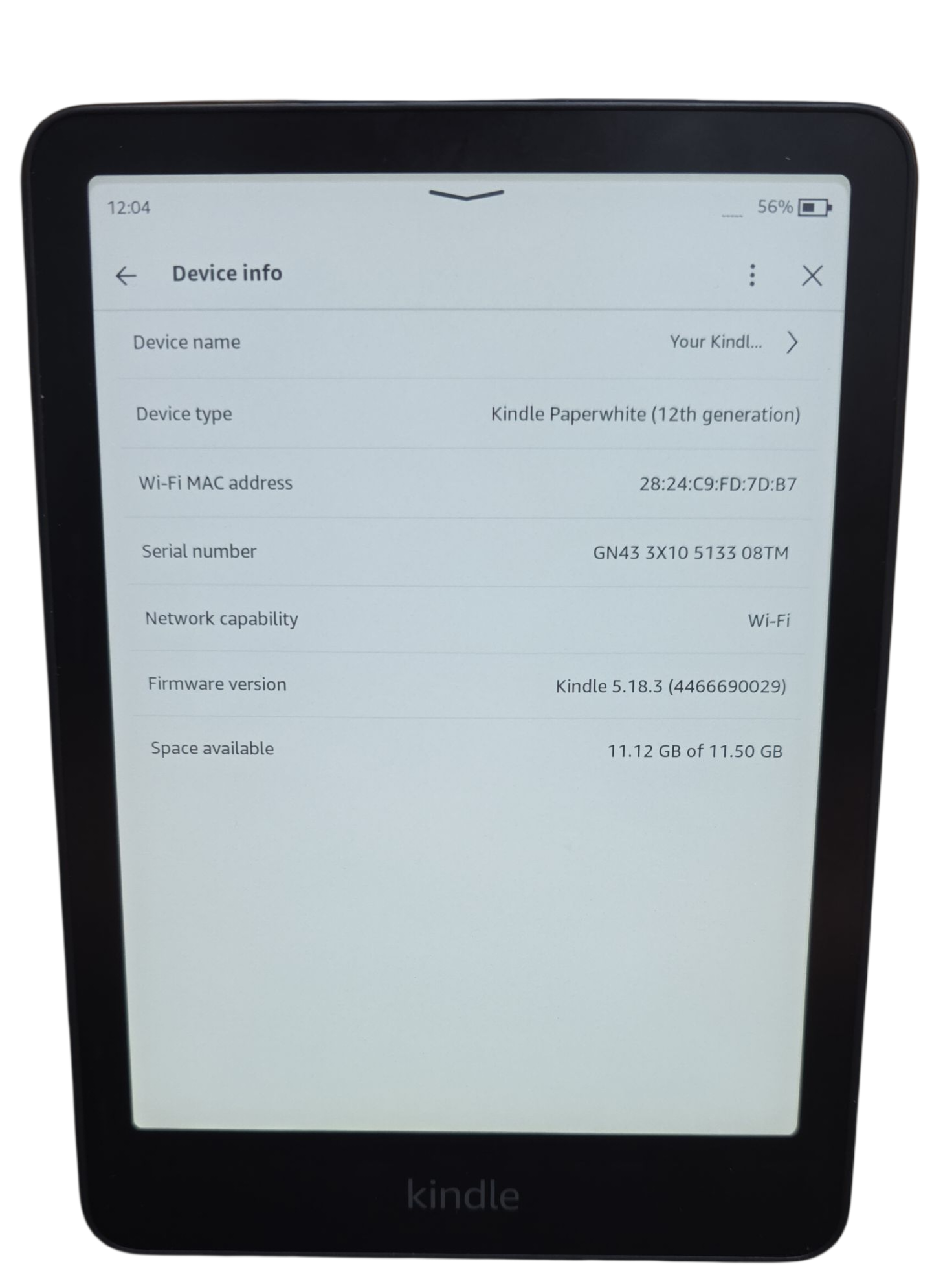 Amazon - Kindle Paperwhite 7" 12th Gen -