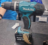 Makita DHP453 Cordless Hammer Drill LXT 18 V, Black, Blue with 18v 4.0Ah battery