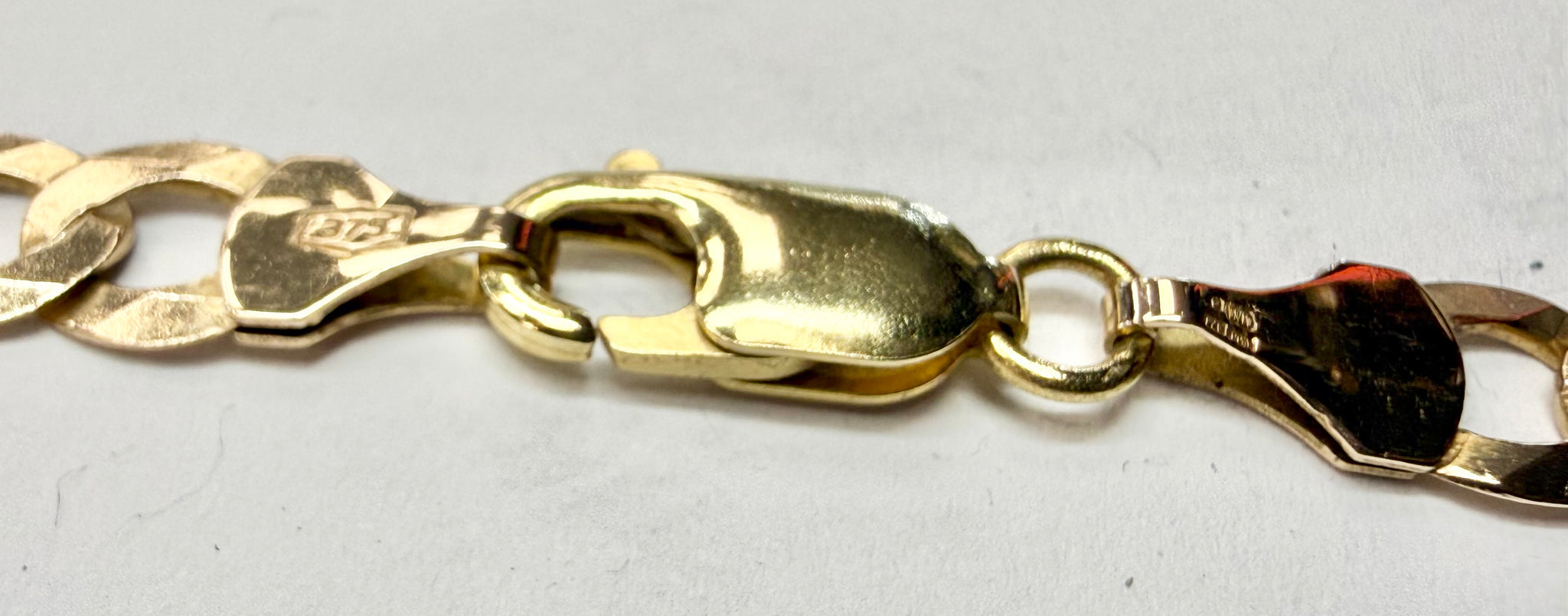 9ct gold curb chain 20"