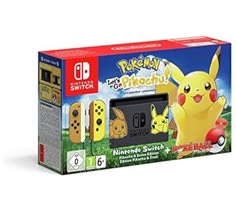 Nintendo Switch Pokémon Let's Go Pikachu Nintendo Switch HW Let's Go Pikachu Limited Edition Bundle