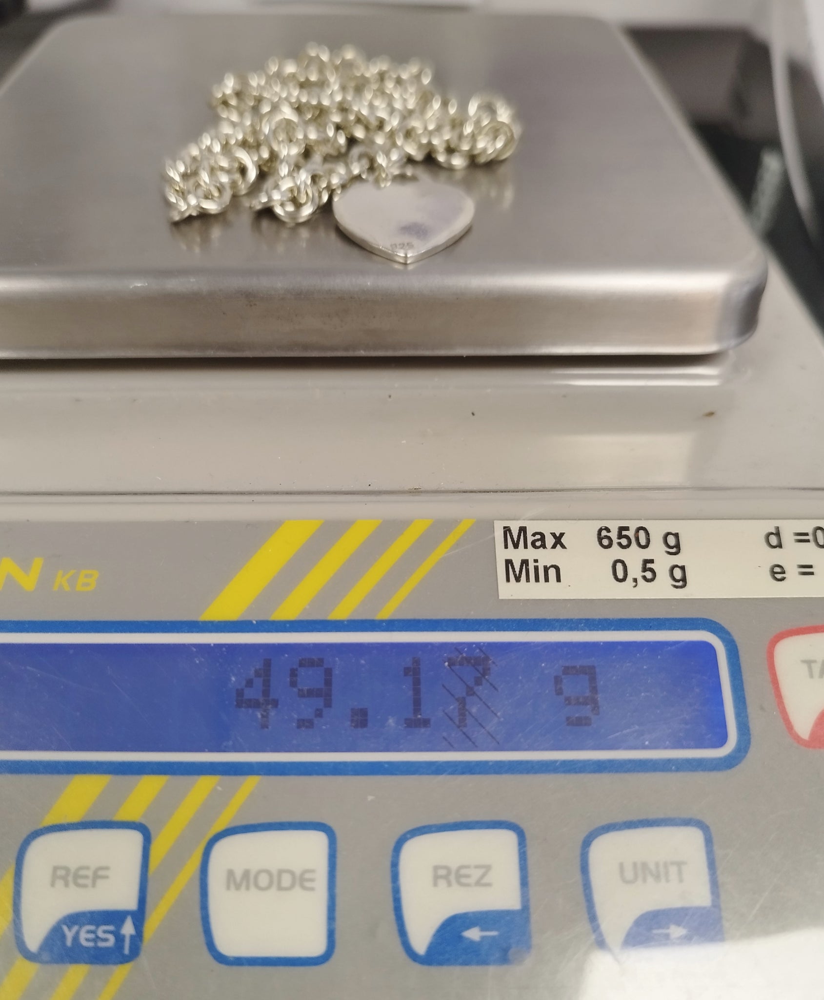 925 Albert Chain Style Necklace & Heart Pendant