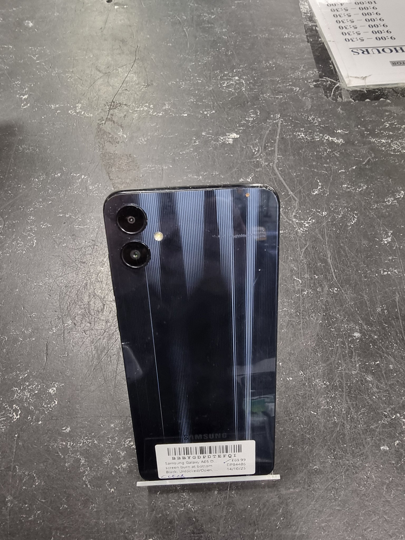 Samsung Galaxy A05 Dual Sim (4GB+64GB) Black, Unlocked c