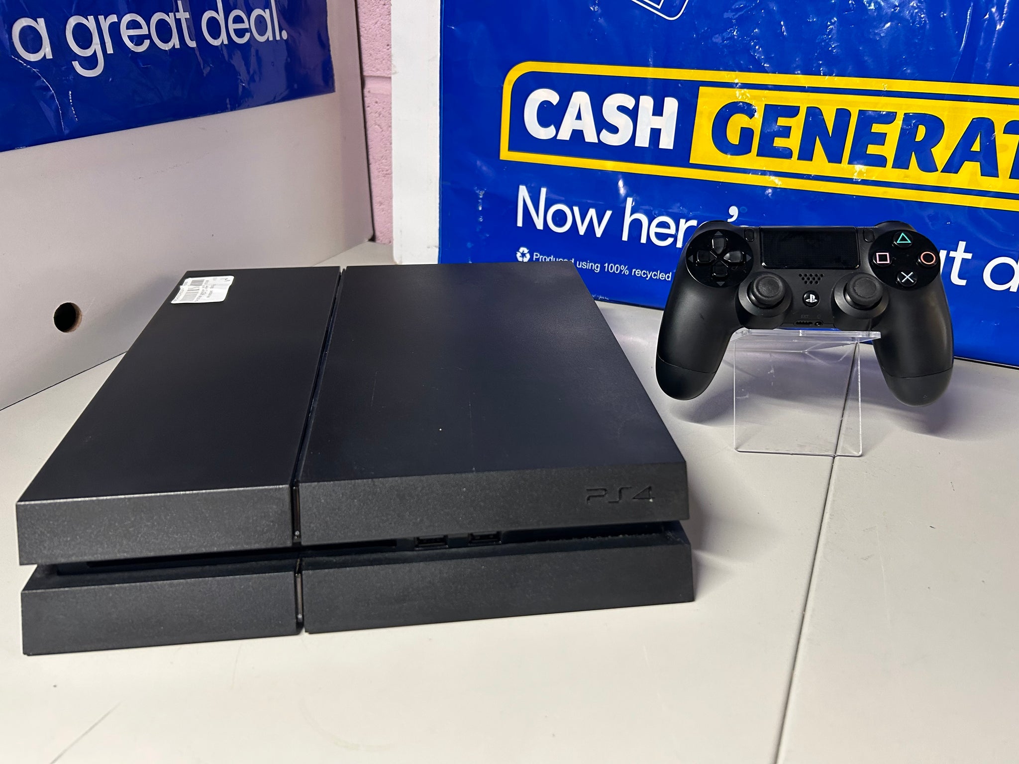 Playstation 4 Console, 500GB Black, Unboxed