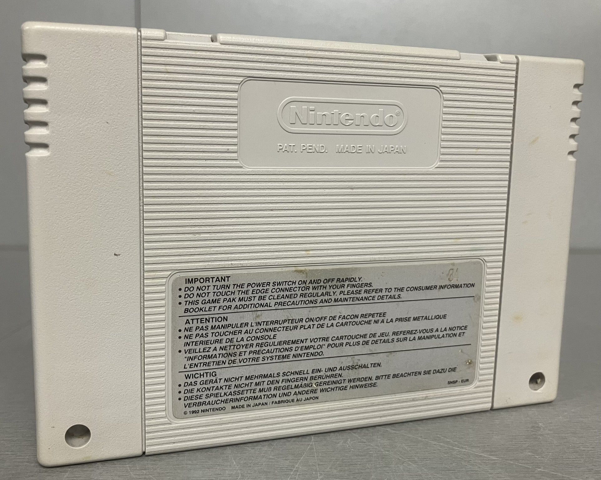 **Sale** SNES Legend Game Pal Version ** Rare Game **