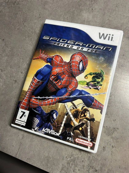 Nintendo Wii Game Pal Spiderman Friend Or Foe
