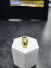 18ct Gold Black Stone Ring (Size I) 3.4g