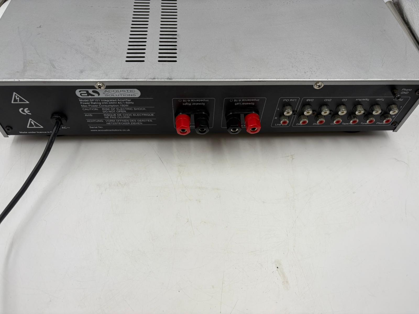 Acoustic Solution Sp101 Stereo Amplifier