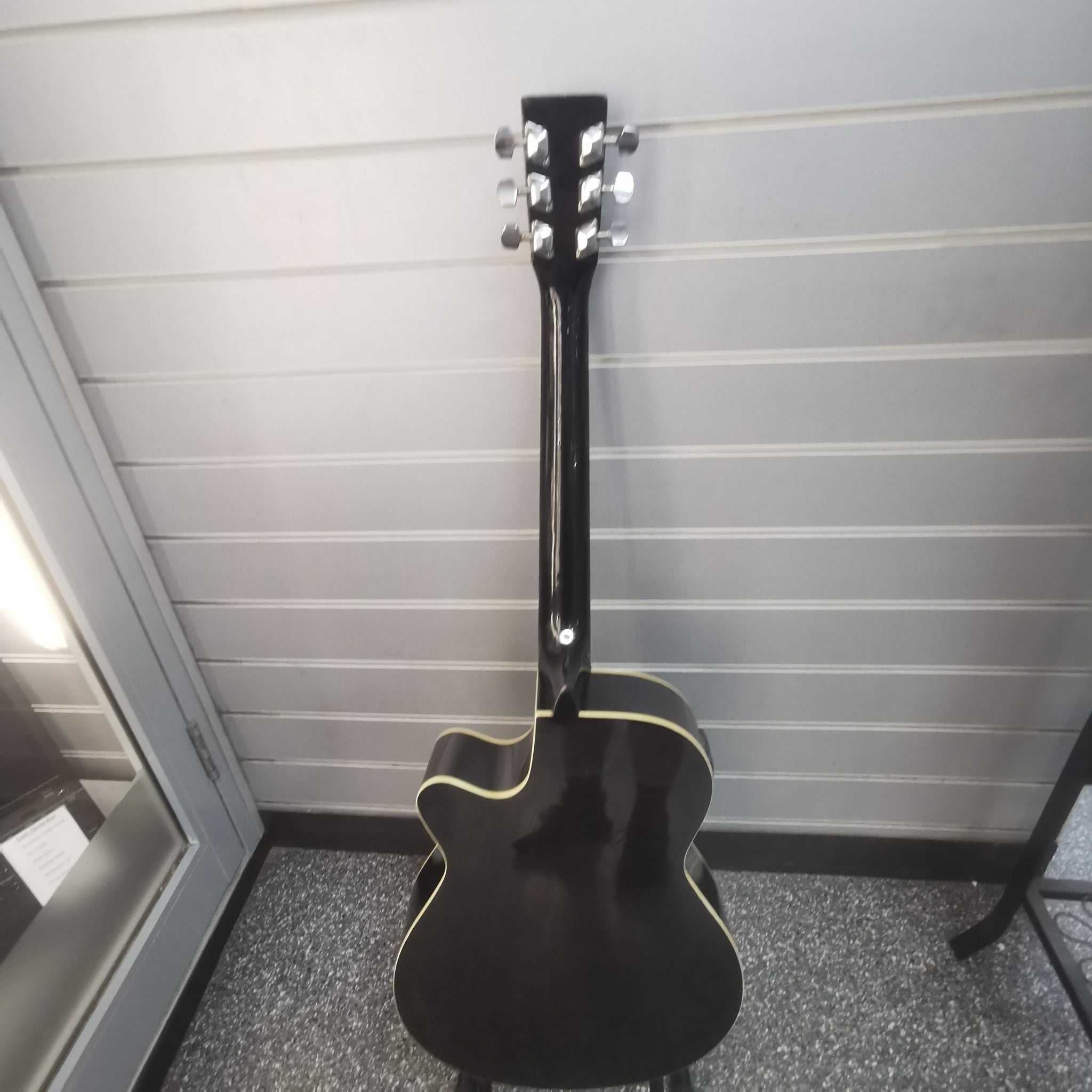 Hudson HF-1 Folk Acoustic Guitar Natural CW EQ