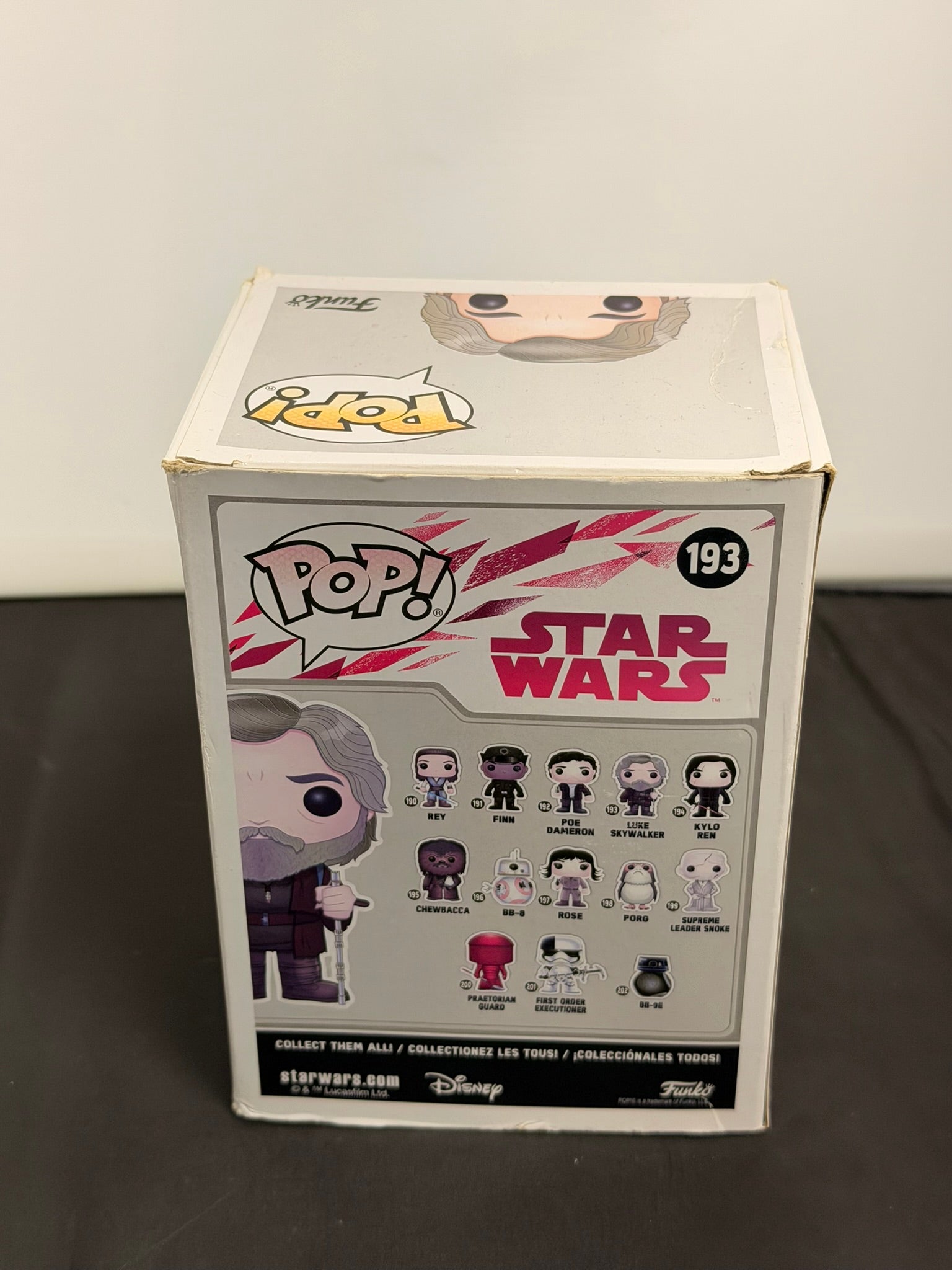 funko pop star wars luke skywalker 193