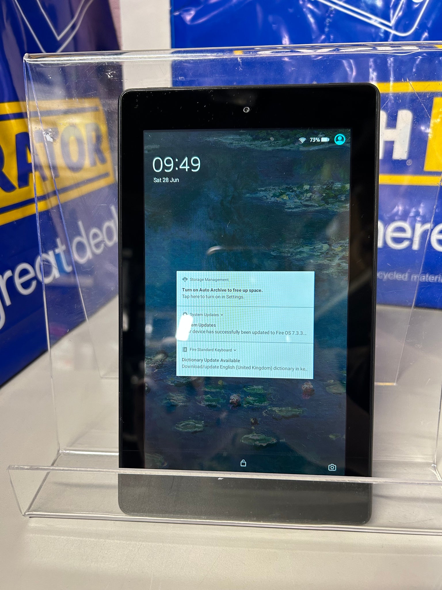 Amazon Fire 7 32GB 2019, Black B (With Ads) Unboxed