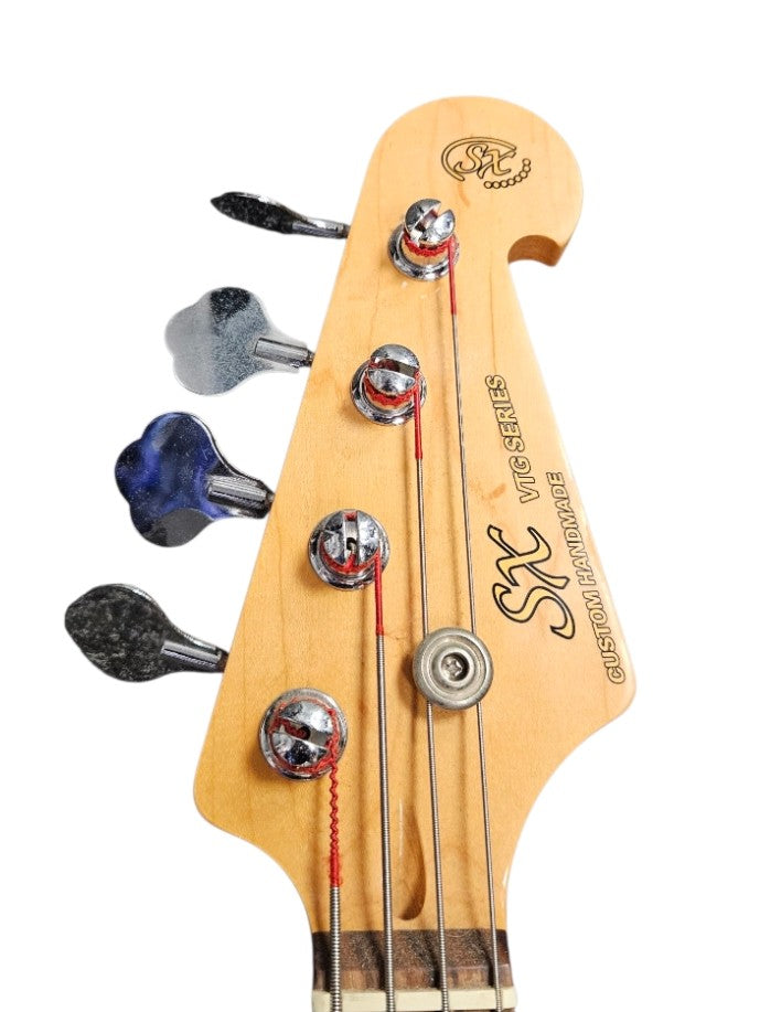 SX VTG Series Bass Guitar and Strap