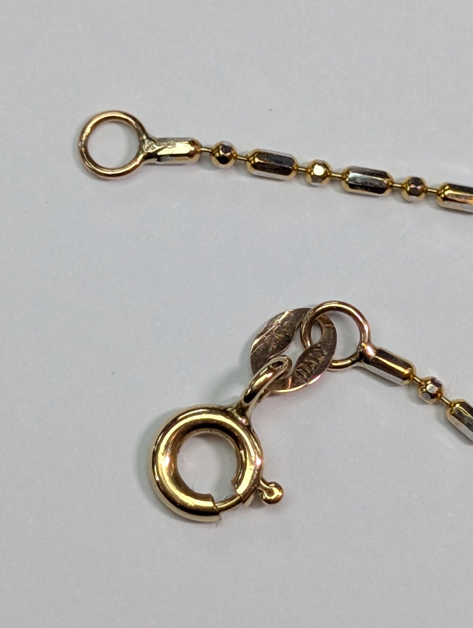 9ct gold twin heart necklace