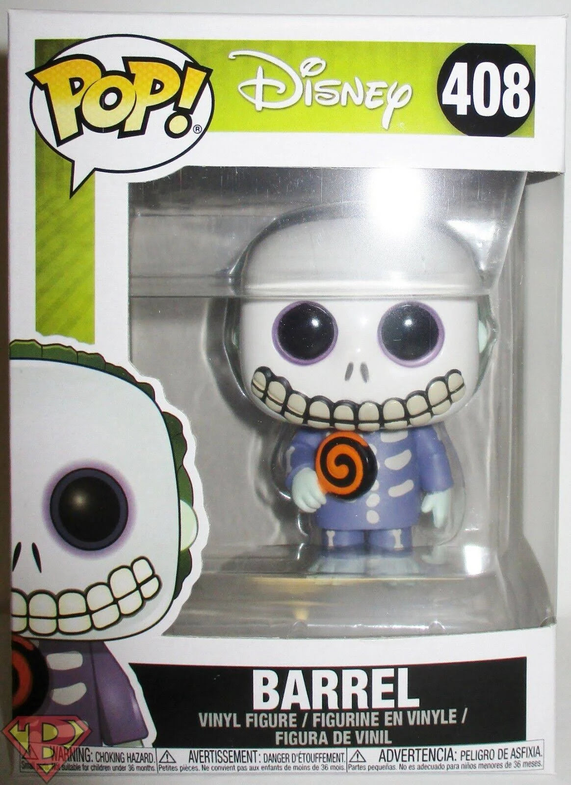 Barrel Disney The Nightmare Before X-mas Pop 4" Inch Vinyl Figure 408 **Collection Only**