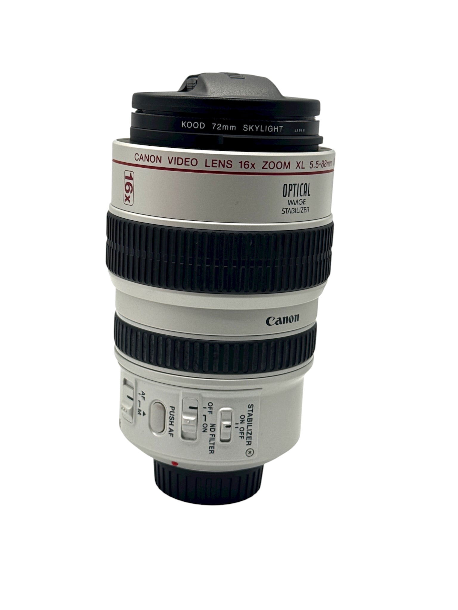 Canon - Video Camera Lens - 16x Zoom Xl 5.5-88mm Is Optical Image