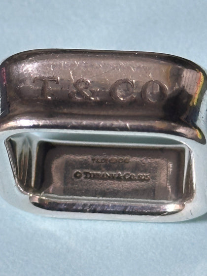 Tiffany & Co 1837 Sterling Silver Ring 925 Size K