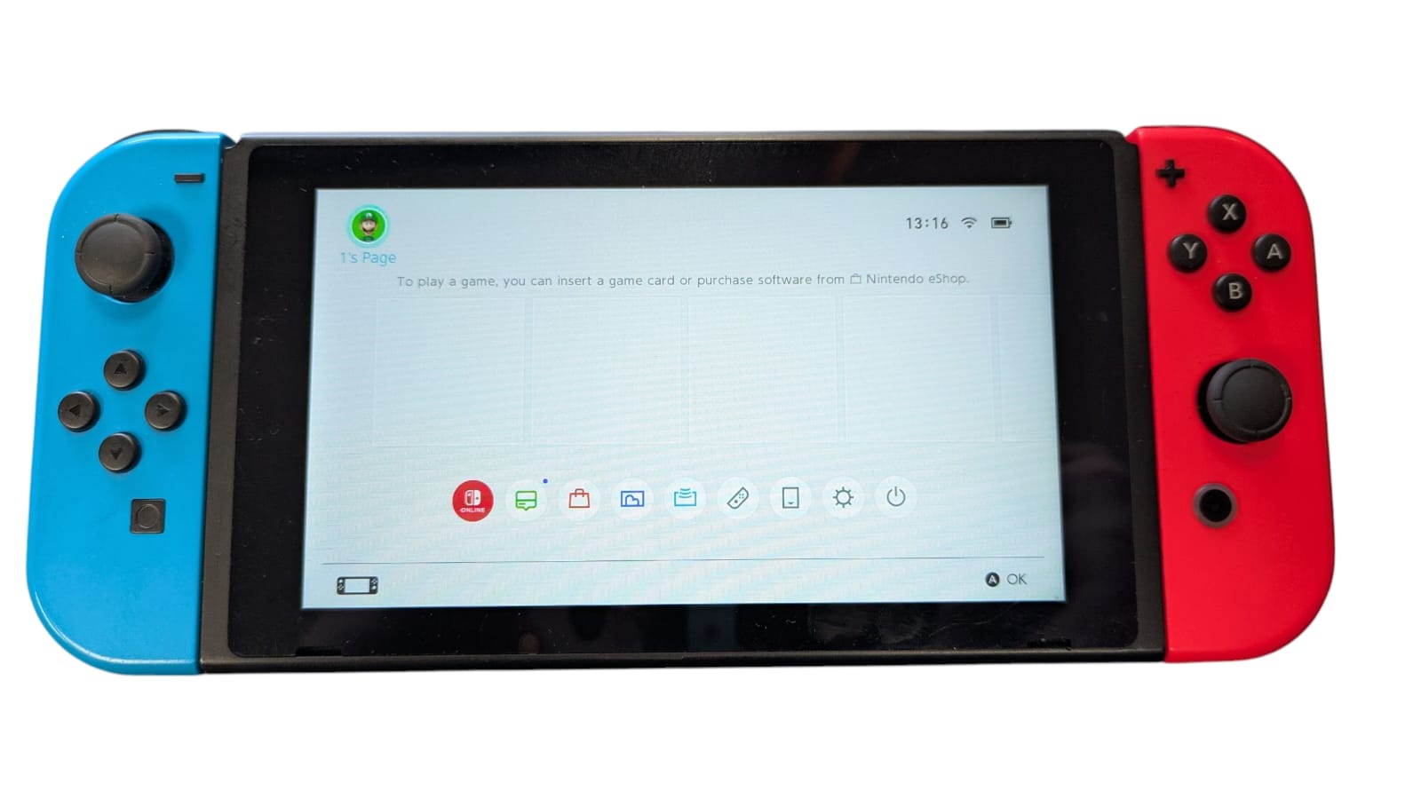 Nintendo Switch (Neon Red/Blue)