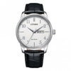 Citizen Gents Steel Eco-Drive Watch on Strap with Date BM8550-14A