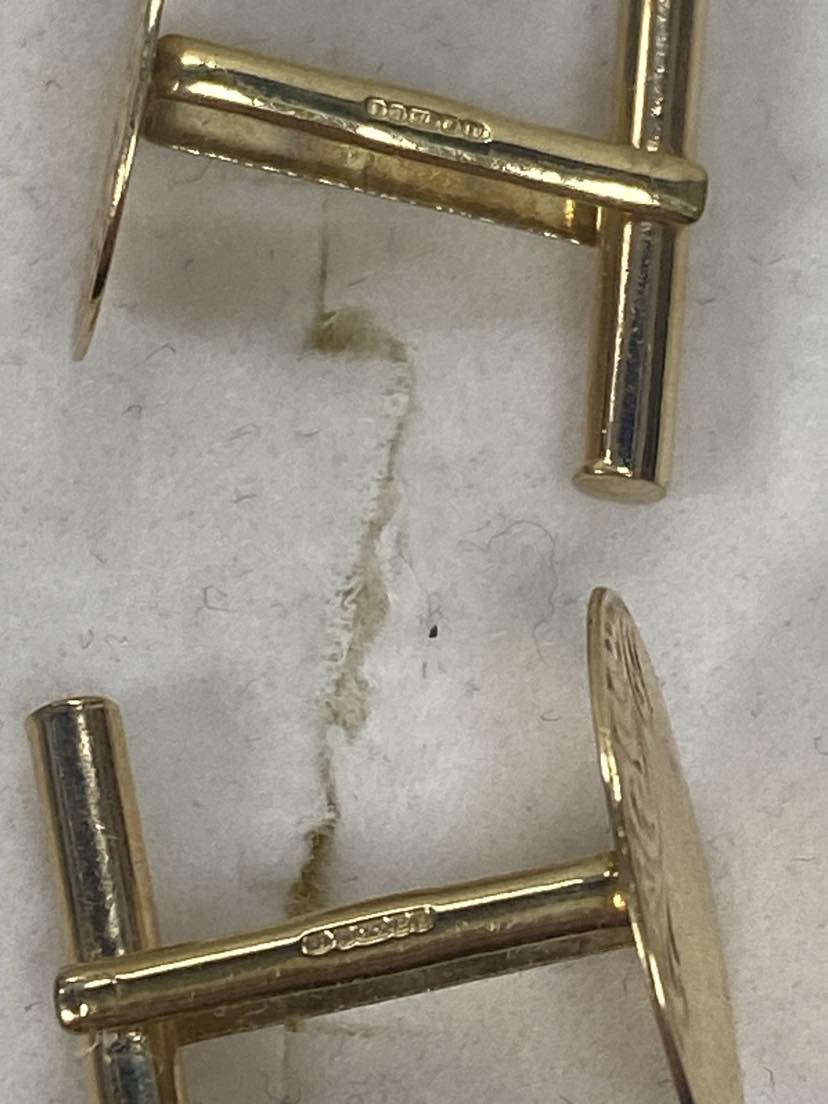 9ct Gold Cufflinks