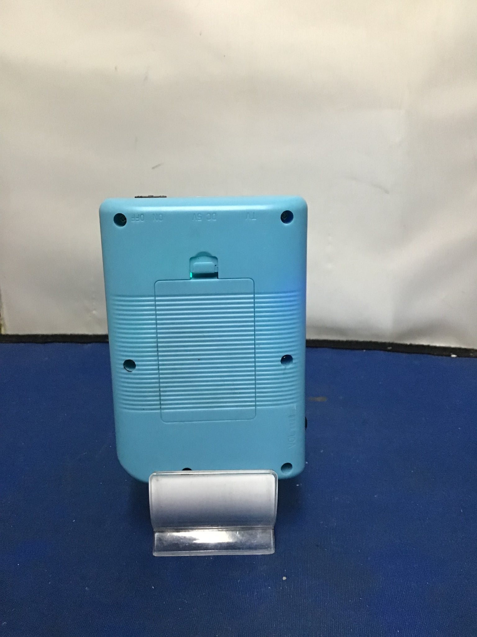 Blue Handheld Gaming Console