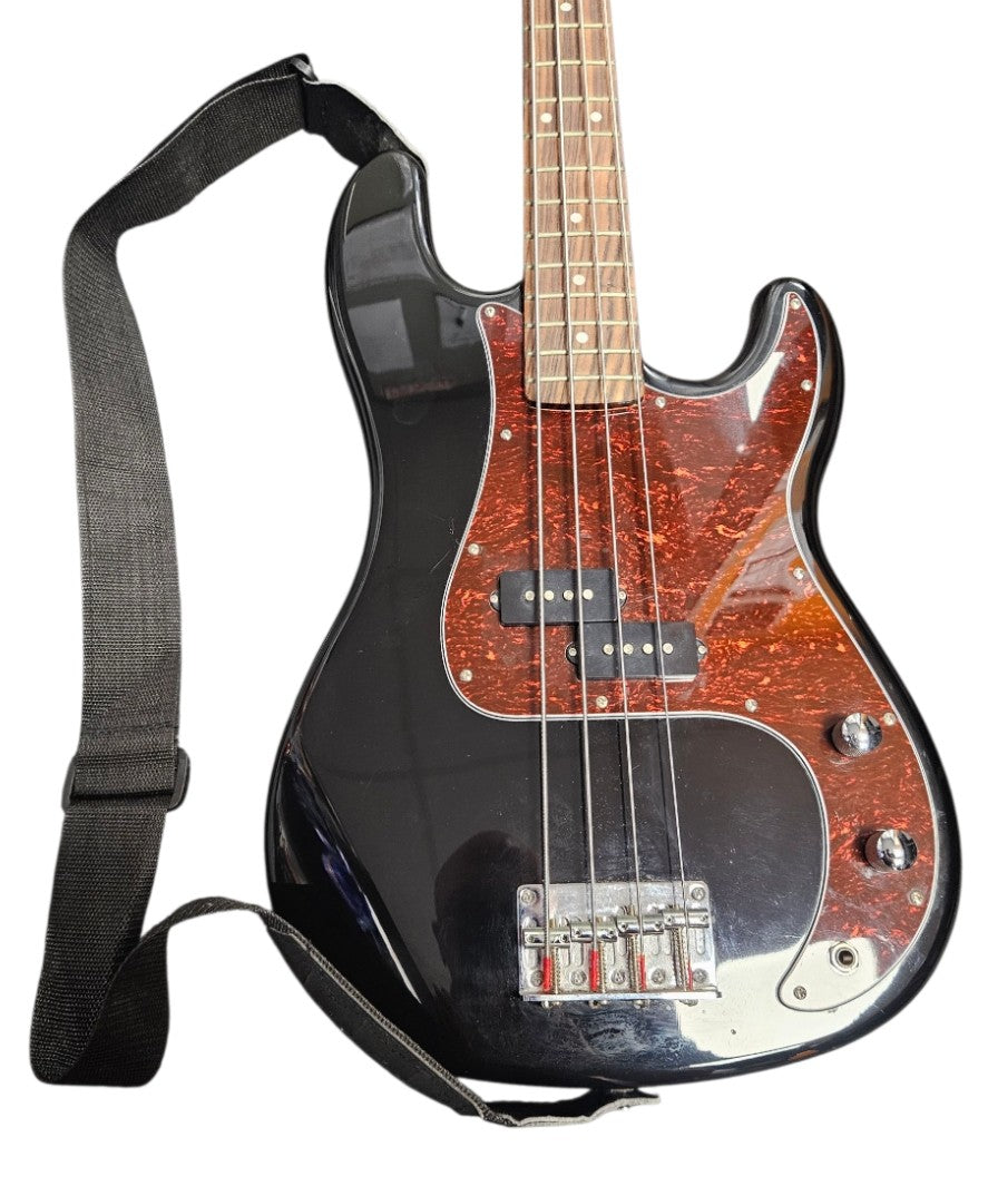 SX VTG Series Bass Guitar and Strap