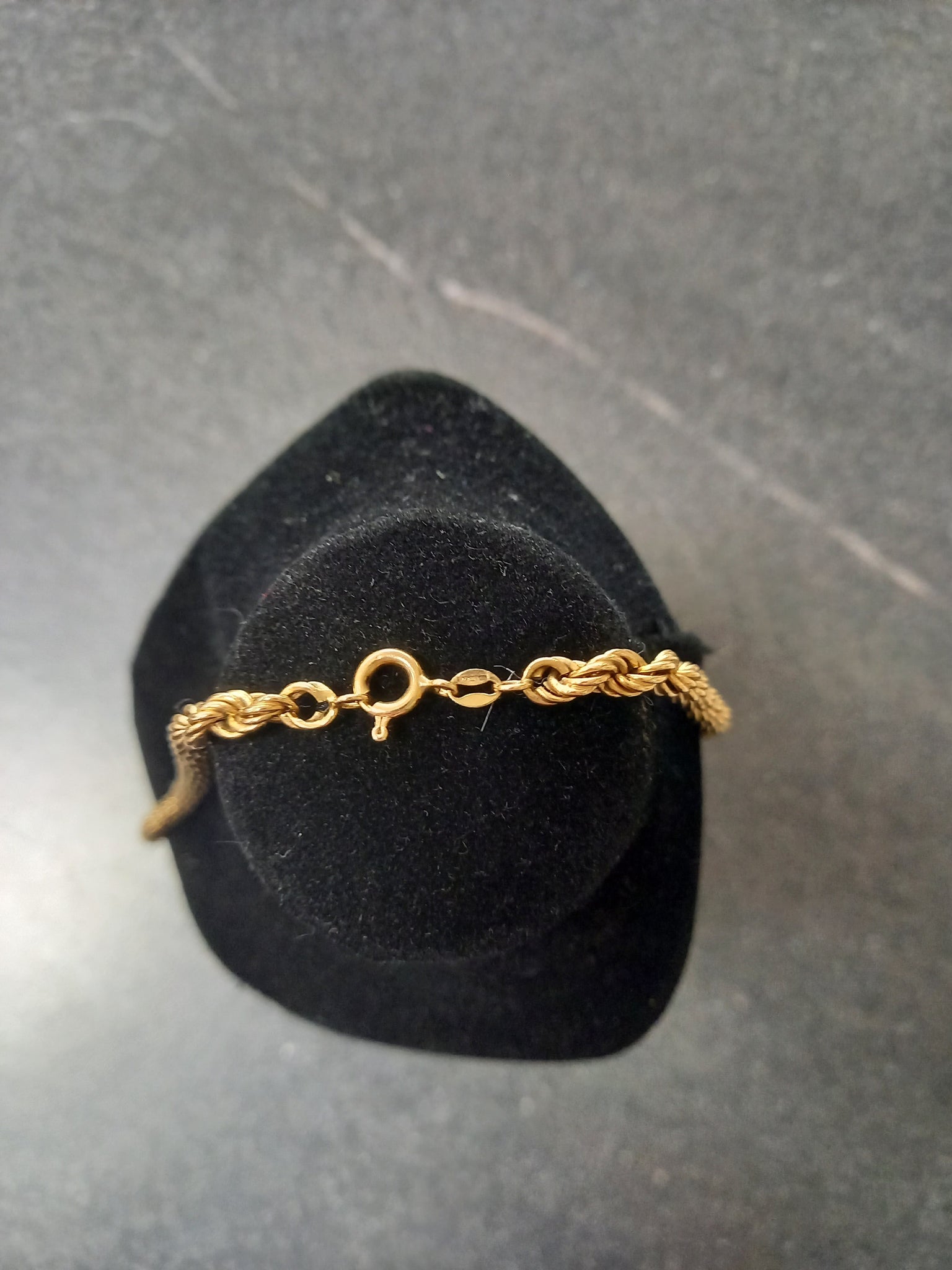 9ct Gold Rope Chain 23" 11.6g