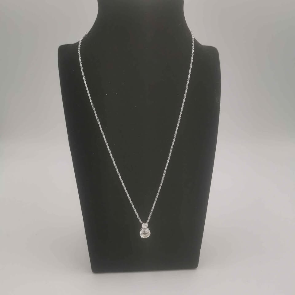 Swarovski Bracelet 7" & Necklace 18" Set With Original Box