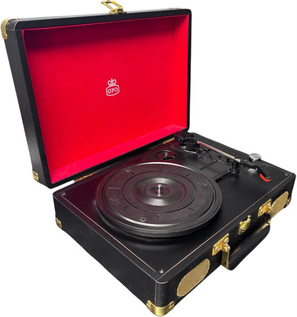 GPO Soho Retro Briefcase Style 3 Speed Turntable **Store Collection Only**