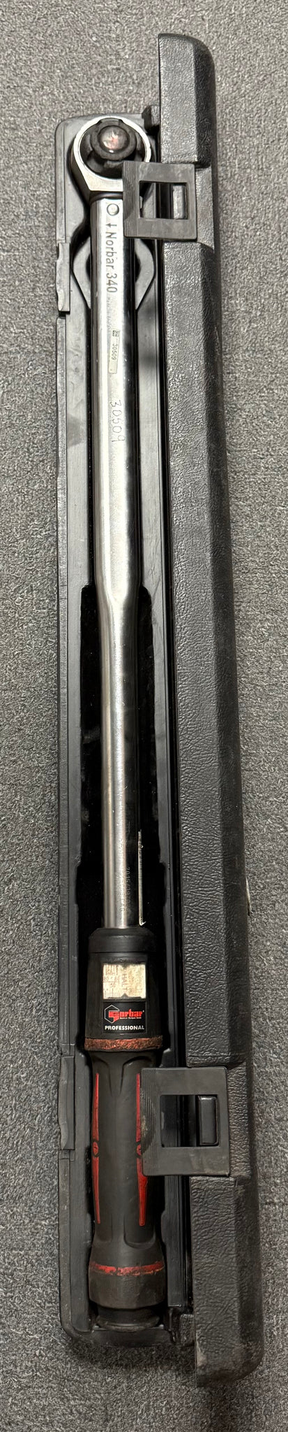 Norbar NorTorque 340 Adjustable Dual Scale Ratchet Torque Wrench 1/2in Drive 60-340Nm