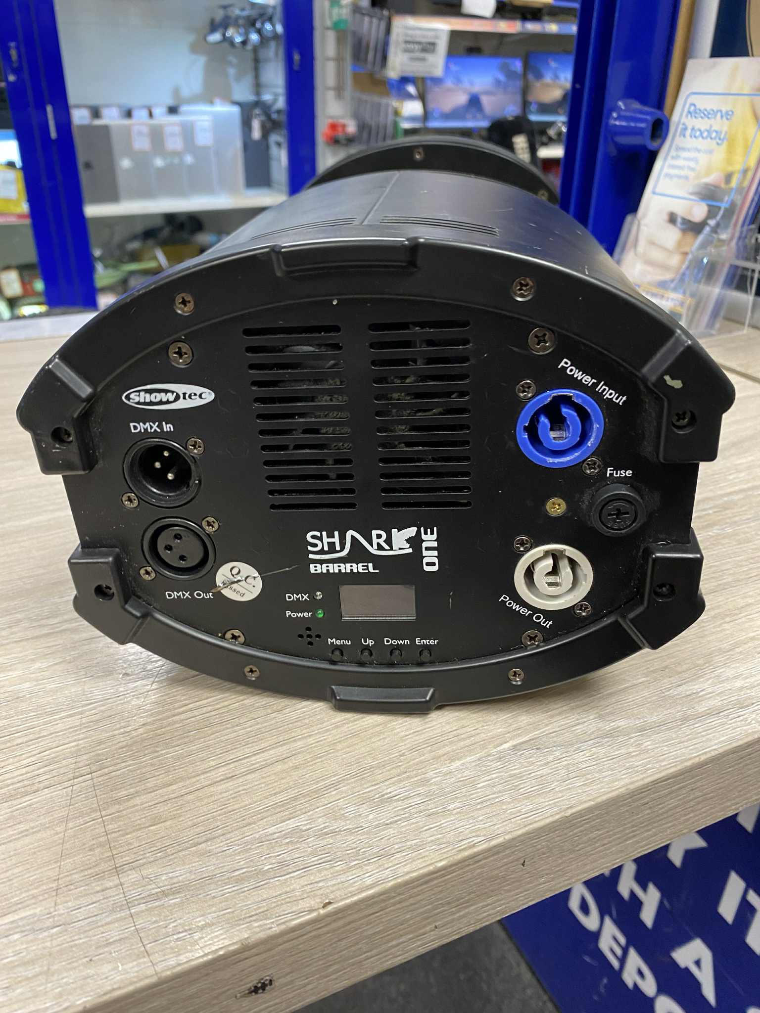 showtec shark barrell one