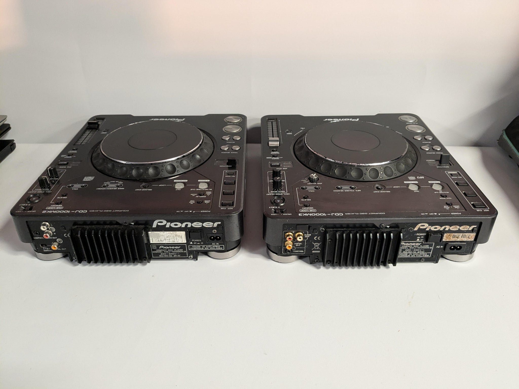 Pioneer CDJ-1000MK2 & CDJ-1000MK3 Pair