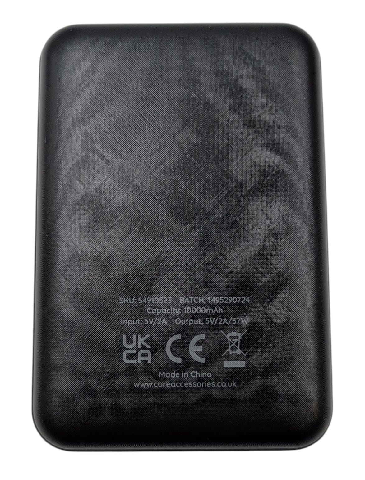 Core 10,000mAh 37 Watt Fast Charge Power Bank "Collection Only"