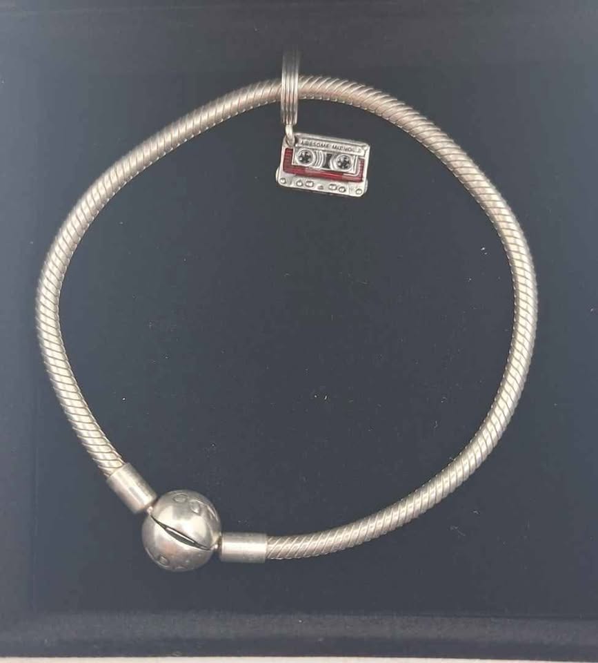 Pandora Sterling Silver Bracelet - Guardians Of The Galaxy Awesome Mix Vol. 1&2 Charm - 18" - Boxed