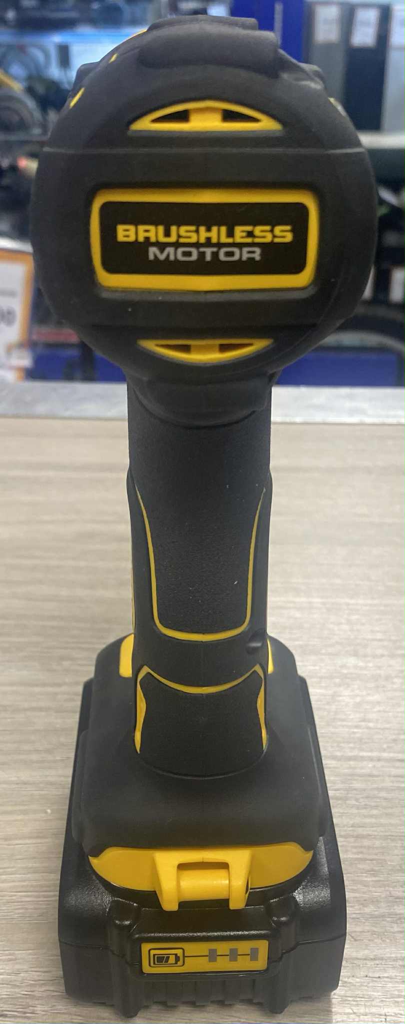 DeWalt DCF787 drill with the battery