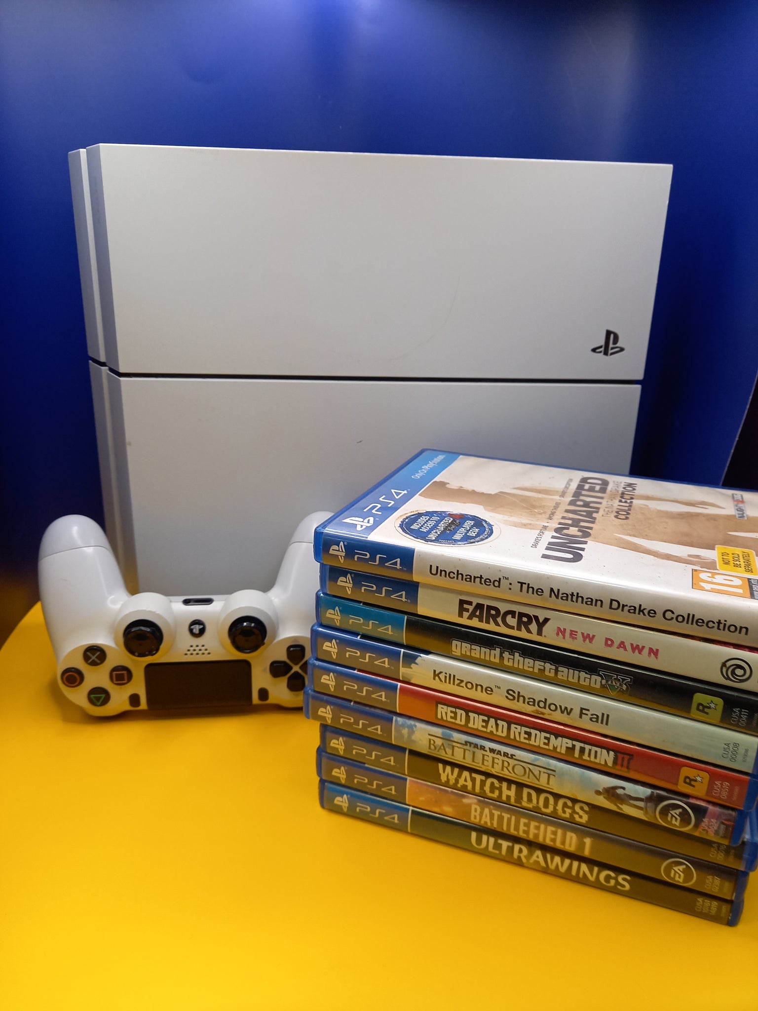 Sony PlayStation 4 Console With 9 Games