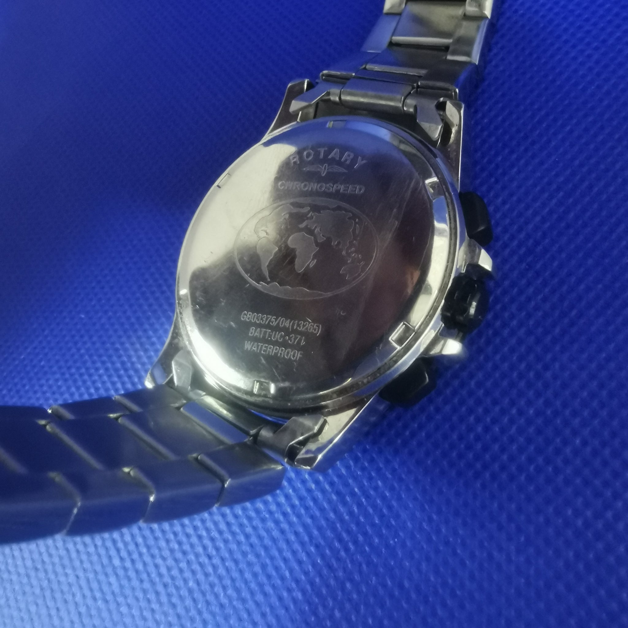 Rotary Gb03375/04 Gents Silver And Black Chronograph watch