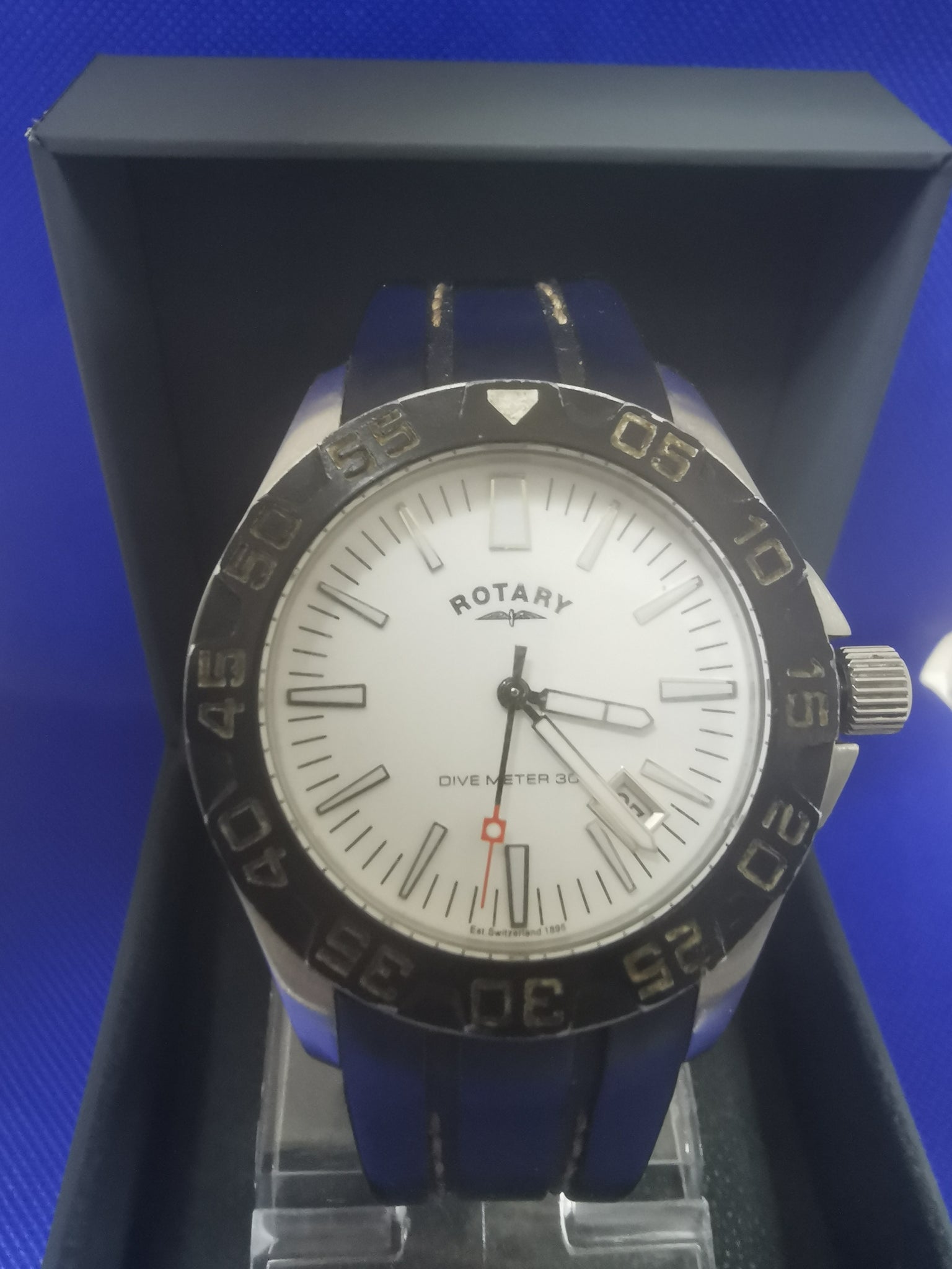 Rotary Rubber Strap Men's Watch