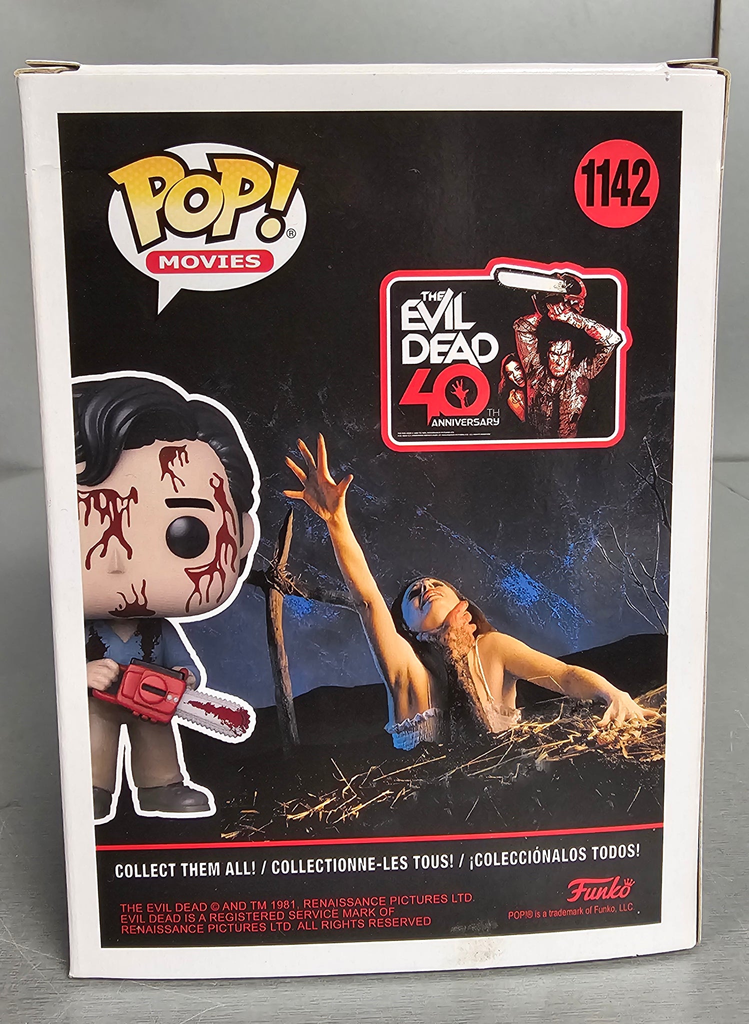 Evil Dead - Ash Campbell 40th Anniversary Pop! Vinyl Figure 1142 (Chase Edition)
