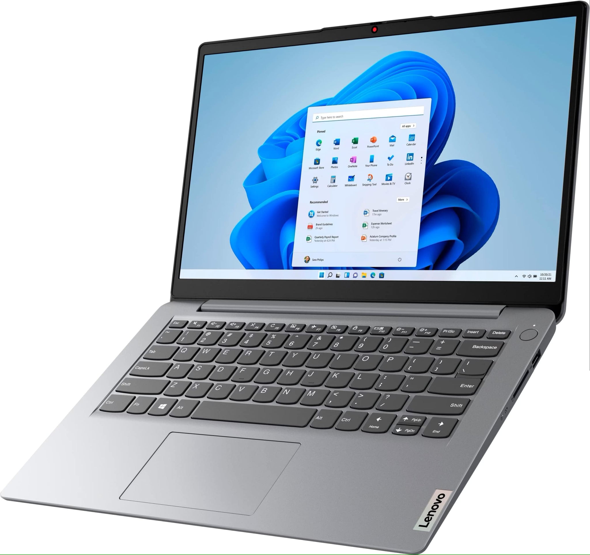 Lenovo Ideapad 1i Notebook - Windows 11, Intel Celeron, 4GB RAM, 128GB SSD